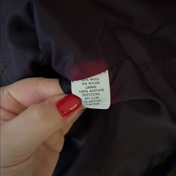 Alfred Dunner Vintage Wool Green Red Plaid Tartan Blazer Academia Jacket wmns 20 - Picture 3 of 5